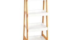 Raft de podea, Leby, Natural, 35x34x98 cm