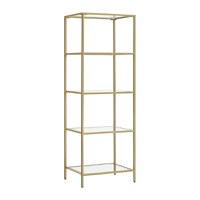Raft de podea Letus Pako World Auriu 40x30x125 cm - 1