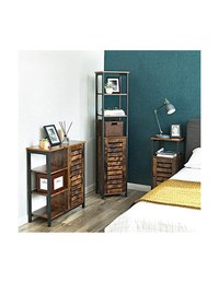 Raft depozitare, Vasagle, Maro Rustic, LSC37BX, 37 x 30 x 167 cm - 2