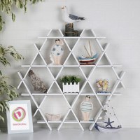 Raft din carton HEXBEYAZ Alb 70x67x11 cm - 1