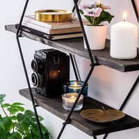 Raft Erysimum Negru 60x40x15 cm - 2