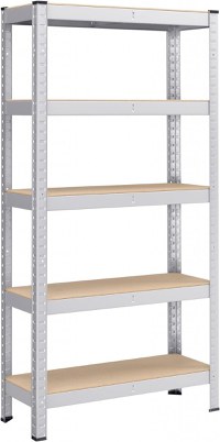 Raft metalic, Songmics, Argintiu, 150x75x30 cm - 2