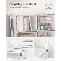 Raft pentru pantofi Songmics Alb 82x32x122 cm - 4