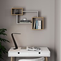 Raft perete Beldra Alb 84x15x57.8 cm - 2