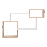 Raft perete Beldra Alb 84x15x57.8 cm - 5