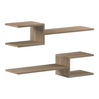 Raft perete, Galler, Stejar, 79x19.5x18 cm - 1
