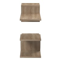 Raft perete, Galler, Stejar, 79x19.5x18 cm - 4