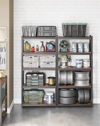 Raft Songmics, 5 rafturi, 40 x 90 x 180 cm, Maro, GLR040B11 - 5