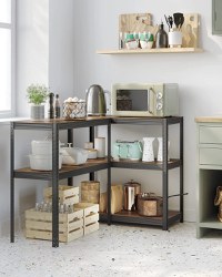 Raft Songmics, 5 rafturi, 40 x 90 x 180 cm, Maro, GLR040B11 - 8