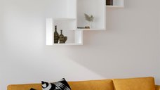 Raft Suspendat Byran, Alb, 98x20x73cm