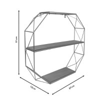Raft Suspendat shelf 57x12x51 cm - 2