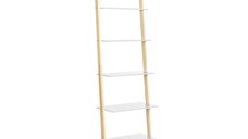 Raft, Vasagle, Alb-Natural, LLS201N01, 30x30x129.5 cm