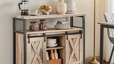 Raft, Vasagle, Negru, 100x33x80 cm