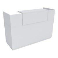 Receptie birou Lotus Alb 180x70x110 cm - 1