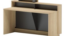 Receptie birou Lotus Natural 160x60x105 cm