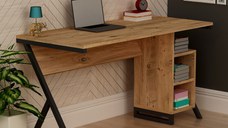 RESIGILAT: Birou Nero Figaro Walnut-Negru