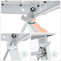 Scara cu treapta, Songmics, Alb, GSL03WT - 5