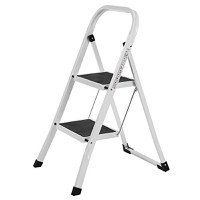 Scara, Songmics, Alb-Negru, 86.5x44.5x4.5 cm - 2