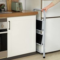 Scara, Songmics, Alb-Negru, 86.5x44.5x4.5 cm - 4
