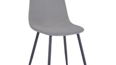 Scaun Bella Gri/Negru - Eleganță și Confort pentru Dining