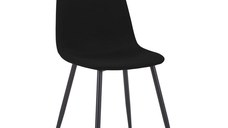 Scaun Bella Negru 43x52x88 cm