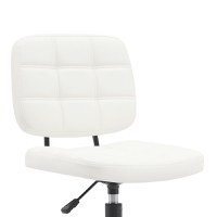 Scaun birou Sedia Pako World Alb 50x50x75.85 cm - 6