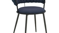 Scaun cu brate Alkia I Albastru inchis 57x58.5x72 cm