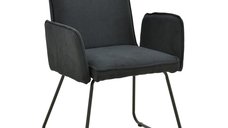 Scaun cu brate Essential Negru 55.5x59x89 cm