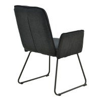 Scaun cu brate Essential Negru 55.5x59x89 cm - 2