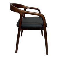 Scaun cu brate Hogie Maro inchis 61x60x76 cm - 4