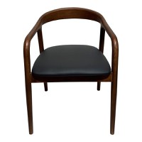 Scaun cu brate Hogie Maro inchis 61x60x76 cm - 5