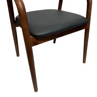 Scaun cu brate Hogie Maro inchis 61x60x76 cm - 8