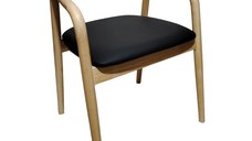 Scaun cu brate Hogie Natural 61x60x76 cm