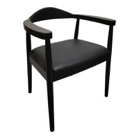 Scaun cu brate Joube Negru 59x48x73 cm - 1
