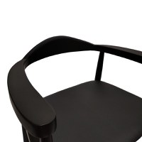 Scaun cu brate Joube Negru 59x48x73 cm - 6