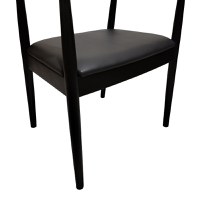Scaun cu brate Joube Negru 59x48x73 cm - 7