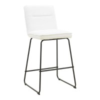 Scaun de bar Essential Alb 53x64.5x107 cm - 1