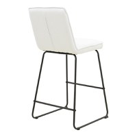 Scaun de bar Essential Alb 53x64.5x107 cm - 2