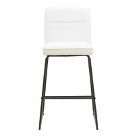 Scaun de bar Essential Alb 53x64.5x107 cm - 4