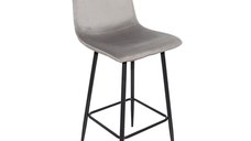 Scaun de bar Grato Gri 43.5x55x114 cm