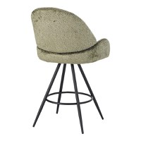 Scaun de bar Morea, Pako World, Verde, 55x66x107 cm - 2