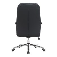 Scaun de birou directorial, Normie, Negru, 58x65x111 cm - 5