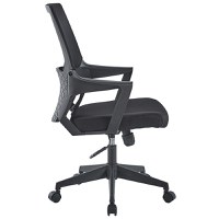 Scaun de birou Fragrant cu plasa din material textil de culoare neagra - 3