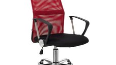 Scaun de birou Joel I mesh negru-rosu 60x60x109 cm