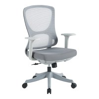 Scaun de birou Litulo Gri 51x50.5x106 cm - 1