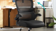 Scaun de birou Songmics Negru 64.5x71.5x121.5 cm