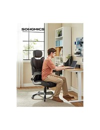 Scaun de birou, Songmics, OBG65BK, Negru, 75 x 70 x 137 cm - 2