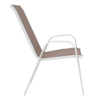 Scaun de Gradina Calan Maro - Alb - 3