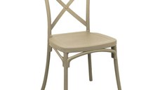 Scaun de gradina Crossie Pako World Cappuccino 38x46.5x82 cm