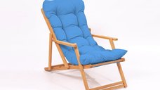 Scaun de gradina My008 Albastru 66x110x48 cm